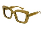 Okulary korekcyjne Gucci GG1554O 004 Prostokątne Brązowe