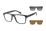Okulary korekcyjne Emporio Armani EA4115 50171W Kwadratowe Czarne