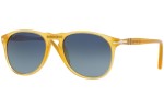 Okulary przeciwsłoneczne Persol PO9649S 204/S3 Polarized Pilotki (Aviator) Żółte
