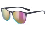 Okulary przeciwsłoneczne uvex lgl 43 Multicolor S3 Okrągłe Czarne