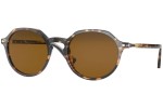 Okulary przeciwsłoneczne Persol PO3255S 108133 Okrągłe Havana