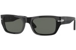 Okulary przeciwsłoneczne Persol PO3268S 95/58 Polarized Prostokątne Czarne