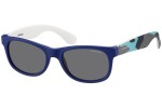 Okulary przeciwsłoneczne Polaroid Junior P0300 T6D/Y2 Polarized Kwadratowe Niebieskie