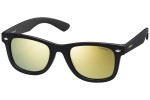 Okulary przeciwsłoneczne Polaroid Junior PLD8006/S DL5/LM Polarized Kwadratowe Czarne