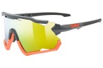 Napszemüvegek uvex sportstyle 228 Grey / Orange Mat S3 Single Lens | Shield Szürke