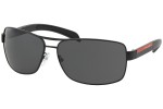 Okulary przeciwsłoneczne Prada Linea Rossa PS54IS 1BO1A1 Prostokątne Czarne