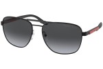 Ochelari de soare Prada Linea Rossa PS53XS 1BO6G0 Polarized Rotunzi Negri