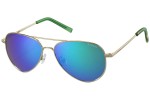 Okulary przeciwsłoneczne Polaroid PLD6012/N J5G/K7 Polarized Pilotki (Aviator) Złote