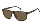 Слънчеви очила Carrera CFLEX08/G/S EX4/SP Polarized Правоъгълни Кафява