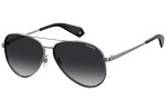 Okulary przeciwsłoneczne Polaroid PLD6069/S/X 6LB/WJ Polarized Pilotki (Aviator) Srebrne