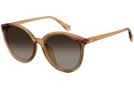 Okulary przeciwsłoneczne Polaroid PLD4082/F/S 09Q/LA Polarized Okrągłe Brązowe