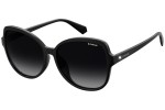 Okulary przeciwsłoneczne Polaroid PLD4088/F/S 807/WJ Polarized Oversize Czarne