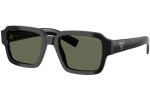 Слънчеви очила Prada PR02ZS 1AB03R Polarized Правоъгълни Черна