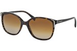 Okulary przeciwsłoneczne Prada PR01OS 2AU6E1 Polarized Oversize Havana