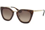 Okulary przeciwsłoneczne Prada PR53SS 2AU3D0 Kocie oczy Havana