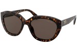 Okulary przeciwsłoneczne Prada PR16XS 2AU8C1 Kwadratowe Havana