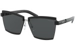 Okulary przeciwsłoneczne Prada PR61XS 1AB5S0 Oversize Czarne