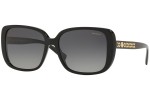 Okulary przeciwsłoneczne Versace VE4357 GB1/T3 Polarized Kwadratowe Czarne