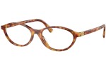 Okulary korekcyjne Miu Miu MU09XV 4BW1O1 Owalne Havana