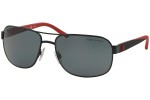 Okulary przeciwsłoneczne Polo Ralph Lauren PH3093 927781 Polarized Pilotki (Aviator) Czarne