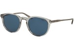Okulary przeciwsłoneczne Polo Ralph Lauren PH4110 541380 Okrągłe Szare