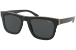 Okulary przeciwsłoneczne Polo Ralph Lauren PH4161 582887 Kwadratowe Czarne