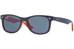Okulary przeciwsłoneczne Ray-Ban Junior New Wayfarer Junior RJ9052S 178/80 Kwadratowe Niebieskie