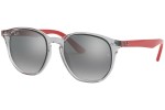 Okulary przeciwsłoneczne Ray-Ban Junior RJ9070S 70636G Okrągłe Szare