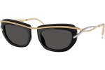 Okulary przeciwsłoneczne Swarovski SK7026 403487 Kocie oczy Czarne