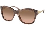 Okulary przeciwsłoneczne Ralph Lauren RL8187 590811 Kocie oczy Brązowe