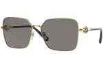 Okulary przeciwsłoneczne Versace VE2227 100287 Kwadratowe Złote