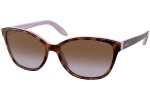 Okulary przeciwsłoneczne Ralph by Ralph Lauren RA5128 570868 Kocie oczy Havana