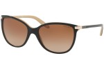 Okulary przeciwsłoneczne Ralph by Ralph Lauren RA5160 109013 Kocie oczy Brązowe