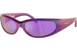 Okulary przeciwsłoneczne Arnette Catfish AN4302 29084V Prostokątne Fioletowe