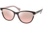 Okulary przeciwsłoneczne Ralph by Ralph Lauren RA5275 599/7E Kocie oczy Havana