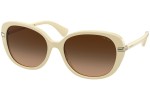 Okulary przeciwsłoneczne Ralph by Ralph Lauren RA5277 559874 Kocie oczy Beżowe