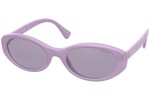Okulary przeciwsłoneczne Ralph by Ralph Lauren RA5278 59461A Owalne Fioletowe