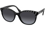 Okulary przeciwsłoneczne Ralph by Ralph Lauren RA5279 50018G Kocie oczy Czarne