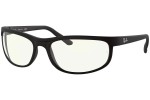 Solbriller Ray-Ban Predator 2 Everglasses RB2027 601SBF blue-light [non-prescription] Rektangulær Sort