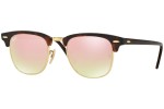 Okulary przeciwsłoneczne Ray-Ban Clubmaster Flash Lenses Gradient RB3016 990/7O Browline Havana