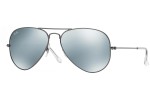 Okulary przeciwsłoneczne Ray-Ban Aviator Flash Lenses RB3025 029/30 Pilotki (Aviator) Szare