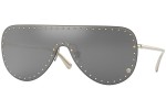 Okulary przeciwsłoneczne Versace VE2230B 12526G Pojedyncze | Shield Złote