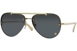Okulary przeciwsłoneczne Versace VE2231 100287 Pilotki (Aviator) Złote