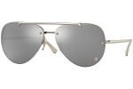 Okulary przeciwsłoneczne Versace VE2231 12526G Pilotki (Aviator) Złote