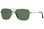 Okulary przeciwsłoneczne Ray-Ban Caravan RB3136 004 Pilotki (Aviator) Srebrne