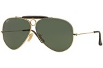 Okulary przeciwsłoneczne Ray-Ban Shooter Havana Collection RB3138 181 Pilotki (Aviator) Złote