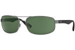 Sunčane naočale Ray-Ban RB3445 004 Pravokutan Srebrni