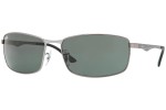 Okulary przeciwsłoneczne Ray-Ban RB3498 004/71 Prostokątne Szare