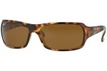 Okulary przeciwsłoneczne Ray-Ban RB4075 642/57 Polarized Prostokątne Havana
