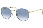 Слънчеви очила Ray-Ban Round Full Color RB3447JM 91963F Заоблени Синя